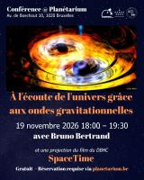 Conférence : À l'écoute de l'univers grâce aux ondes gravitationnelles
